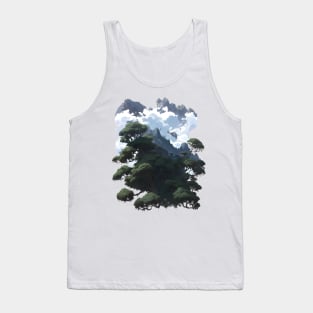 Clouds, Forests and Mountains Tank Top